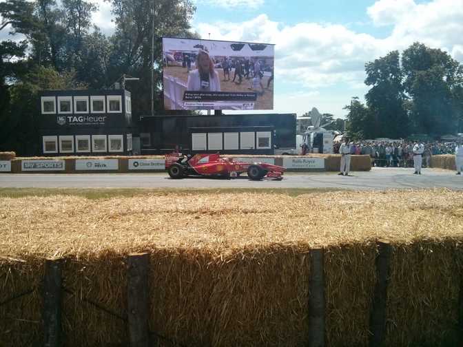 Pedro de la Rosa in the 2011 Ferrari